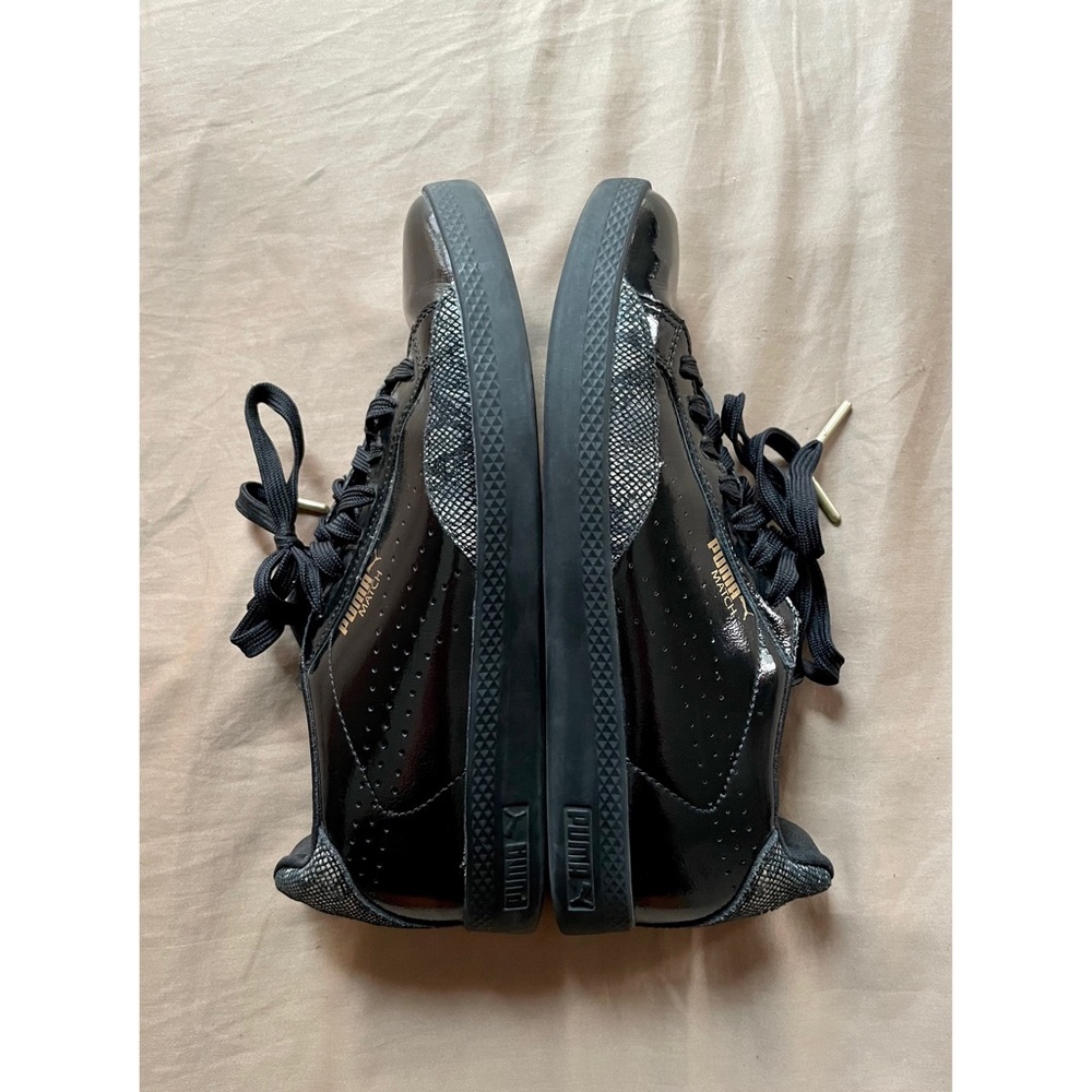 Puma Black Patent Sneakers